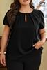 Picture of CURVY GIRL KEYHOLE TOP